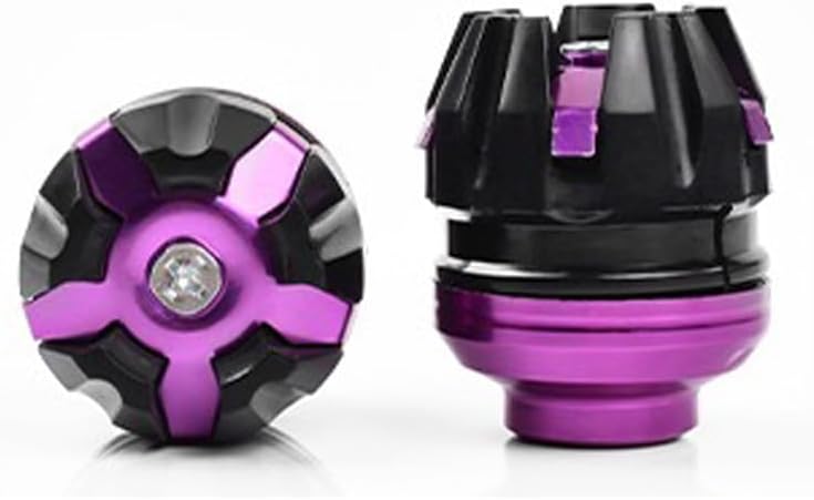 GOIPKO 2 Pack Front Fork Frame Sliders Anti-fall Cup Front Wheel Motorcycle Front Cup Wheel Protection for Most Motorcycles Motorbikes Moped Scooters (purple) - Image 1